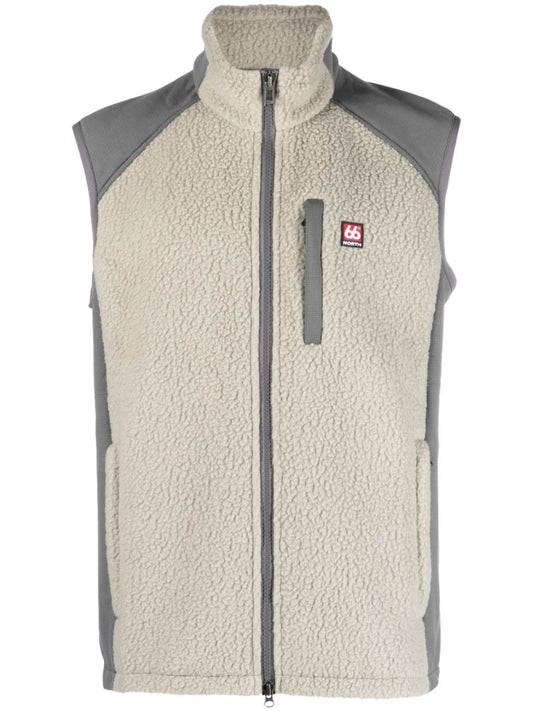 Grey Tindur Fleece Vest