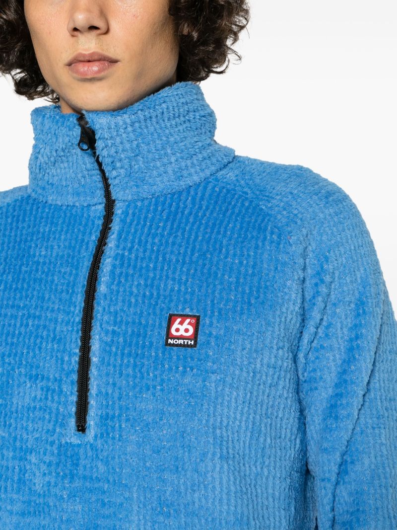 Blue Hrannar Fleece Sweatshirt