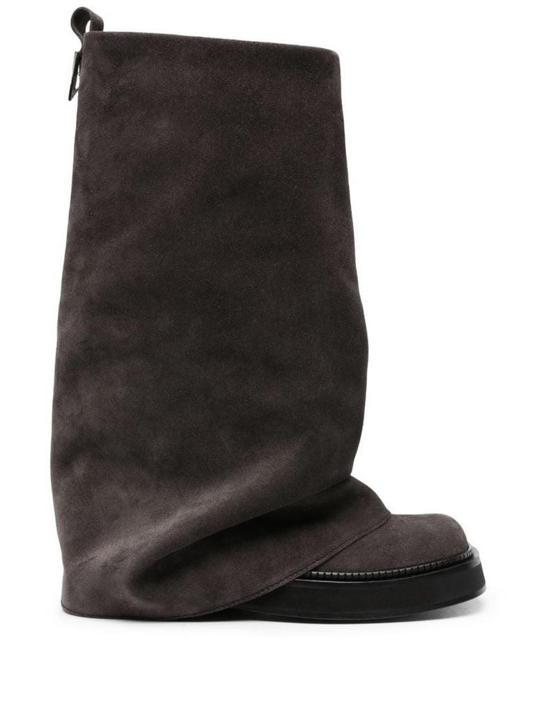 Grey Robin Suede Boots