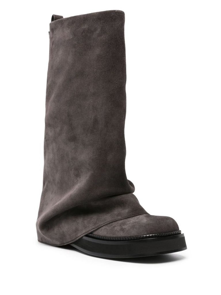 Grey Robin Suede Boots