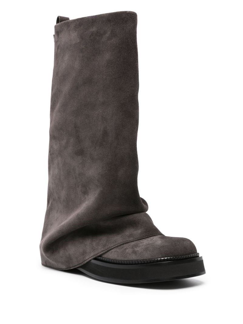 Grey Robin Suede Boots