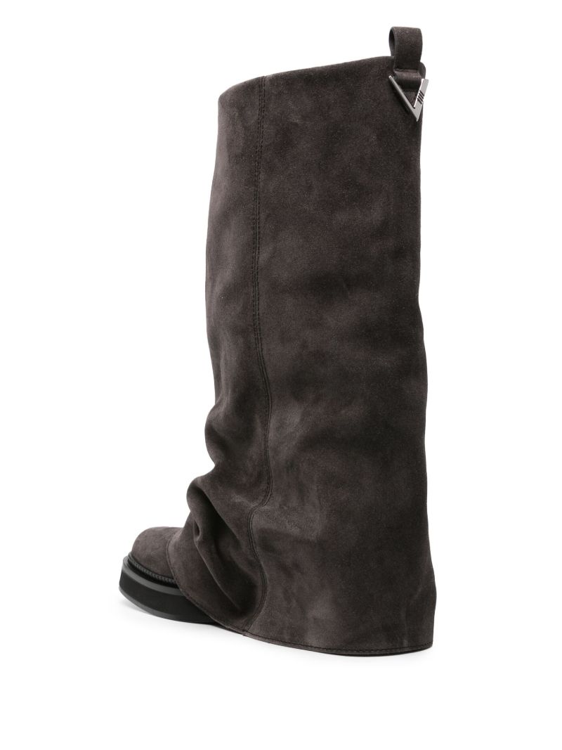 Grey Robin Suede Boots