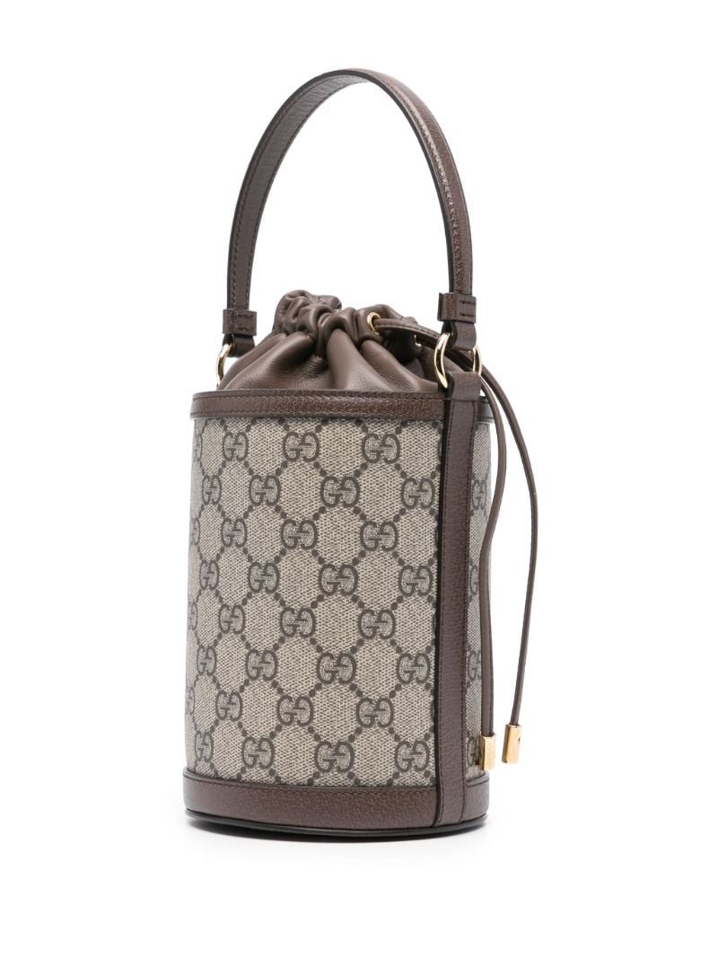 Brown Ophidia Bucket Bag