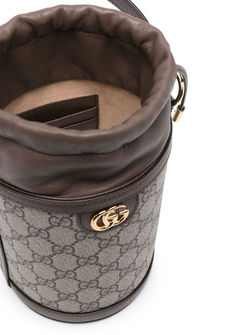 Brown Ophidia Bucket Bag