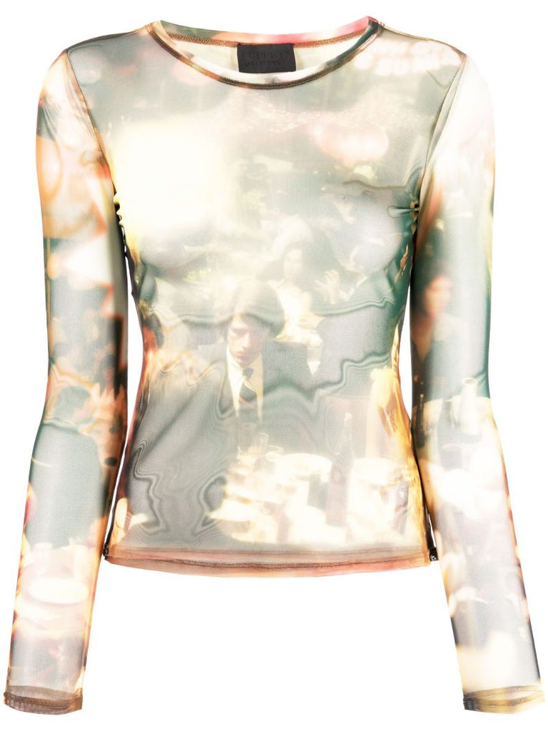 Multicolour Chow Mesh Top