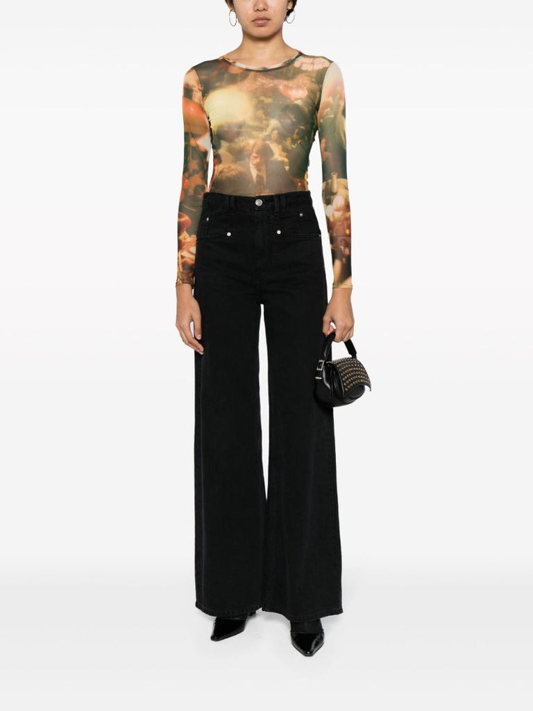 Multicolour Chow Mesh Top