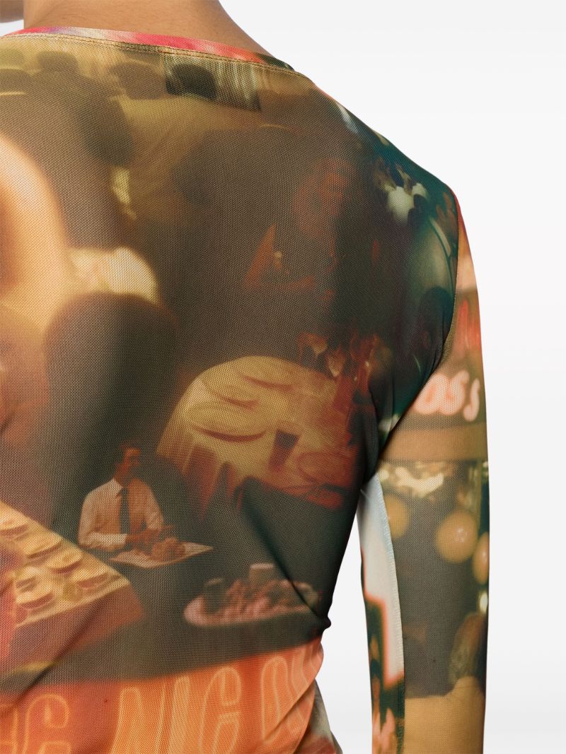 Multicolour Chow Mesh Top