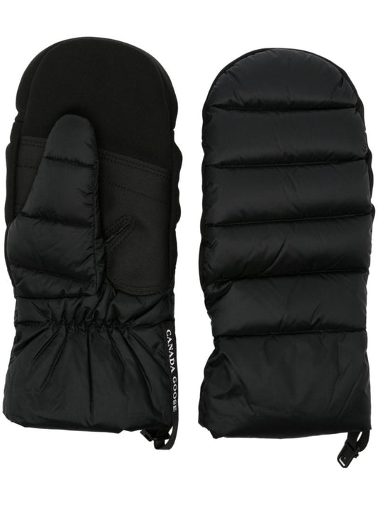 Black Puffer Mittens
