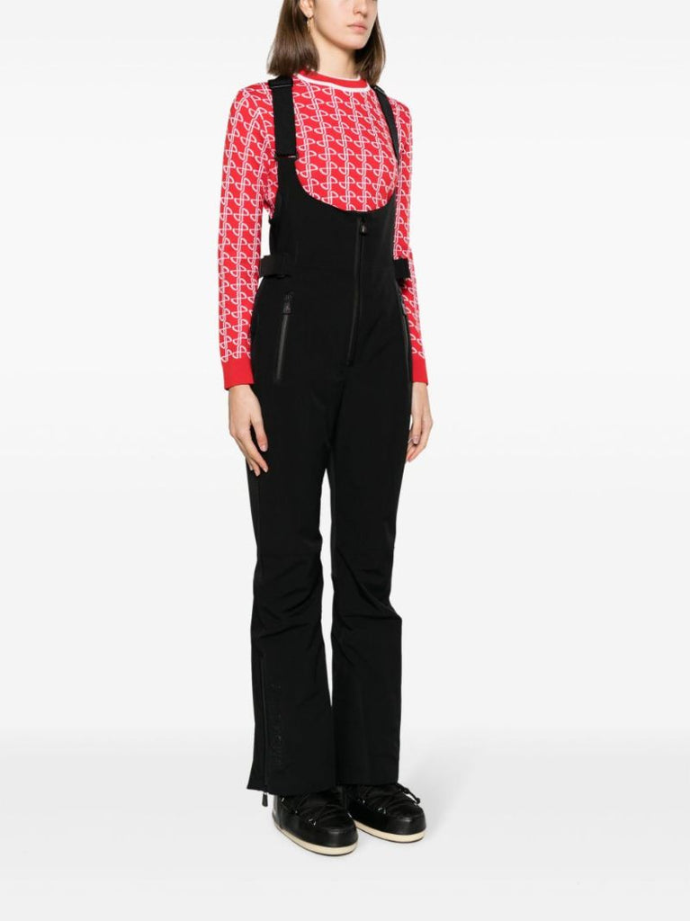 Black Logo-print Strap Ski Jumpsuit