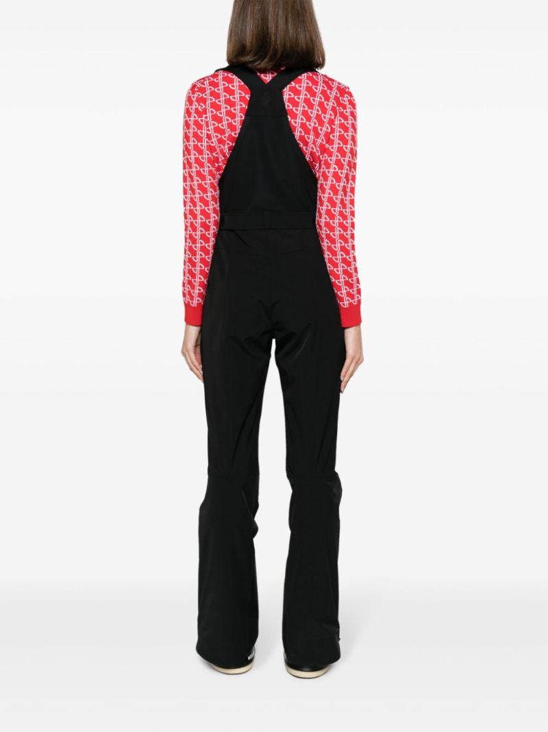 Black Logo-print Strap Ski Jumpsuit