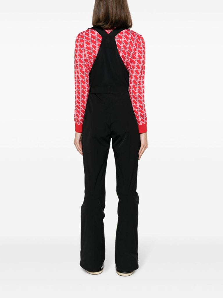 Black Logo-print Strap Ski Jumpsuit