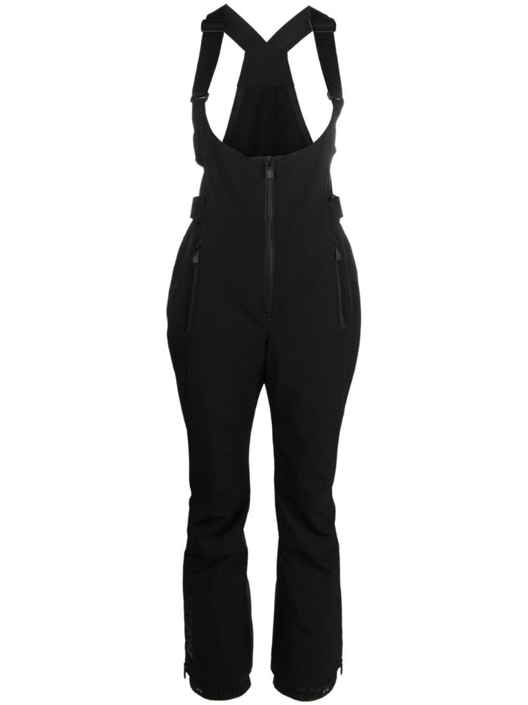 Black Logo-print Strap Ski Jumpsuit