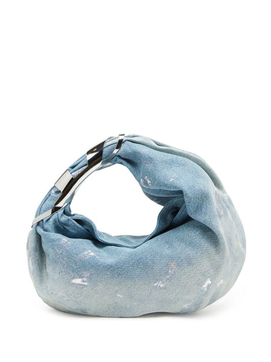 Blue Grad-d Denim Shoulder Bag