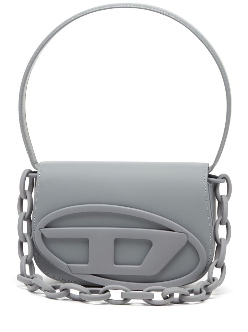 Grey 1dr Leather Shoulder Bag