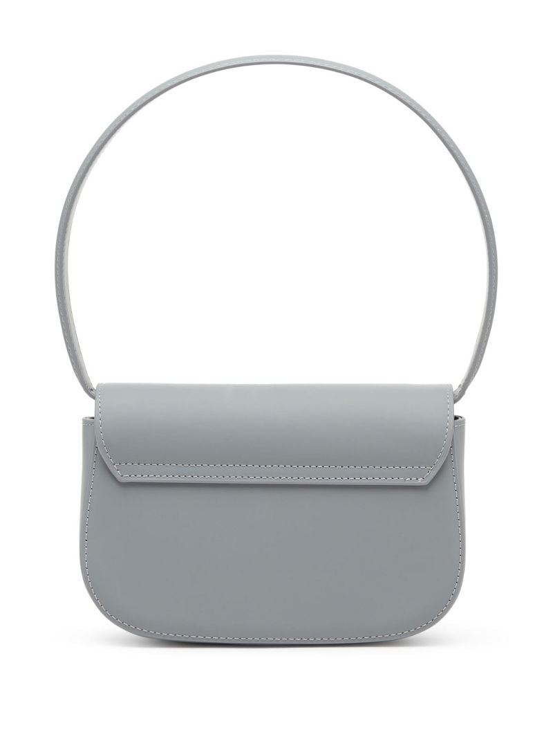 Grey 1dr Leather Shoulder Bag