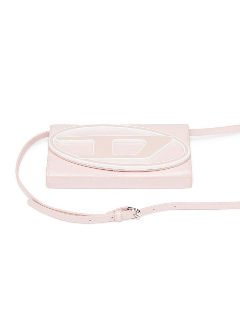 Pink 1dr Leather Strap Wallet