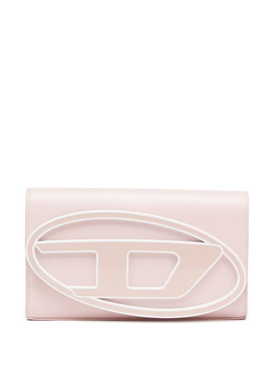 Pink 1dr Leather Strap Wallet