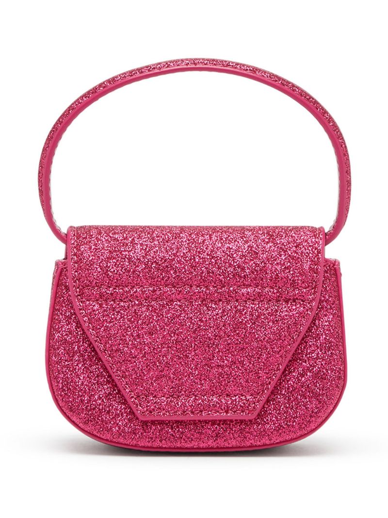 Pink 1dr Glitter Shoulder Bag