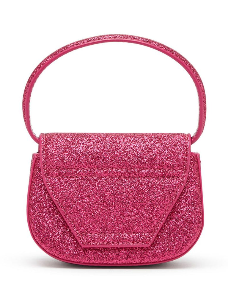 Pink 1dr Glitter Shoulder Bag
