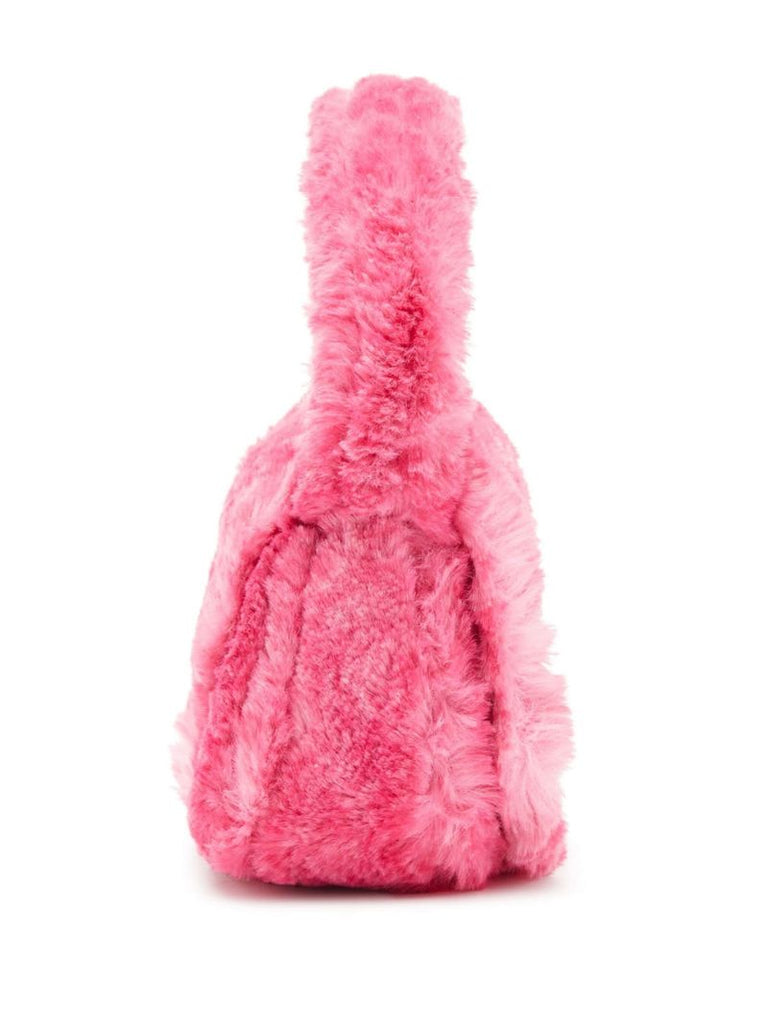 Pink 1dr Fluffy Mini Tote Bag