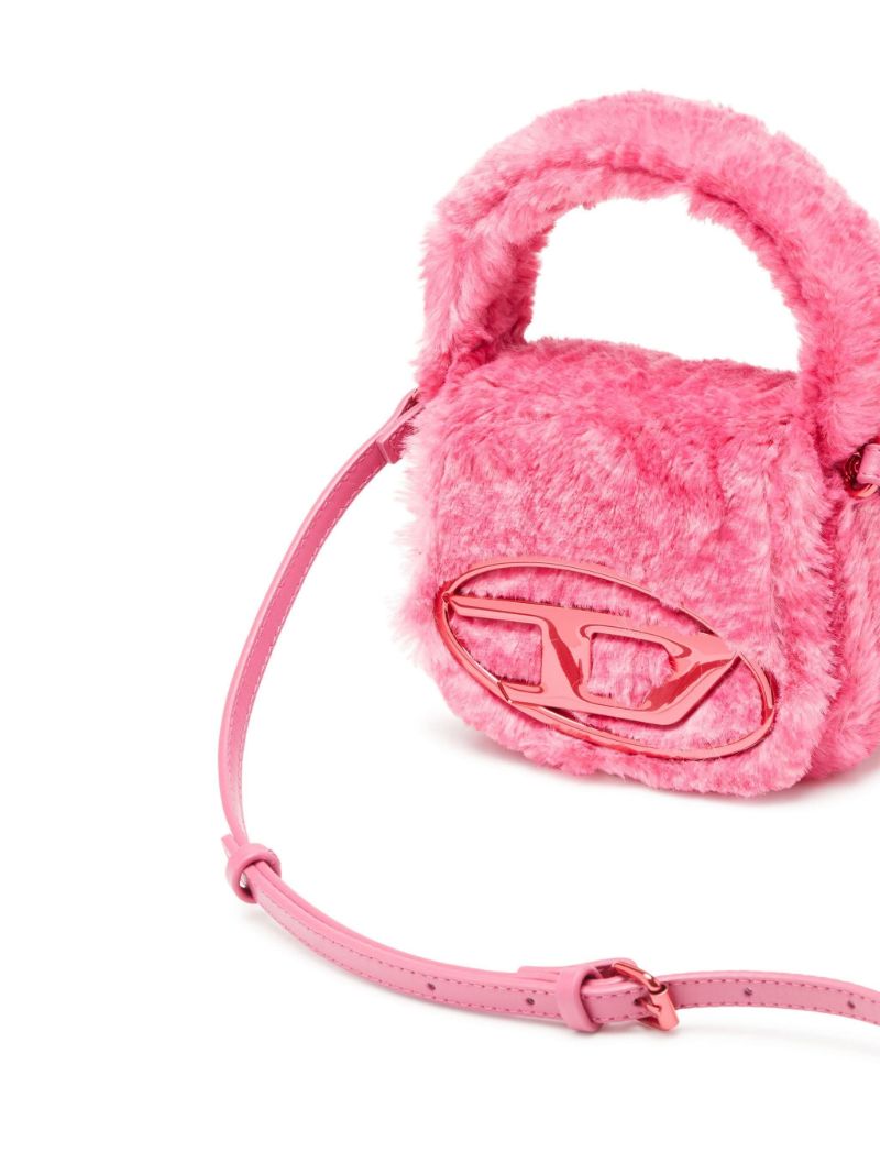 Pink 1dr Fluffy Mini Tote Bag