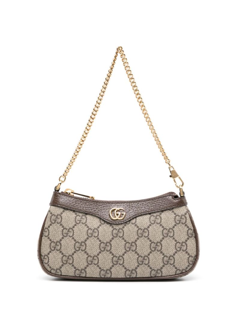 Neutral Ophidia Mini Gg Supreme Shoulder Bag