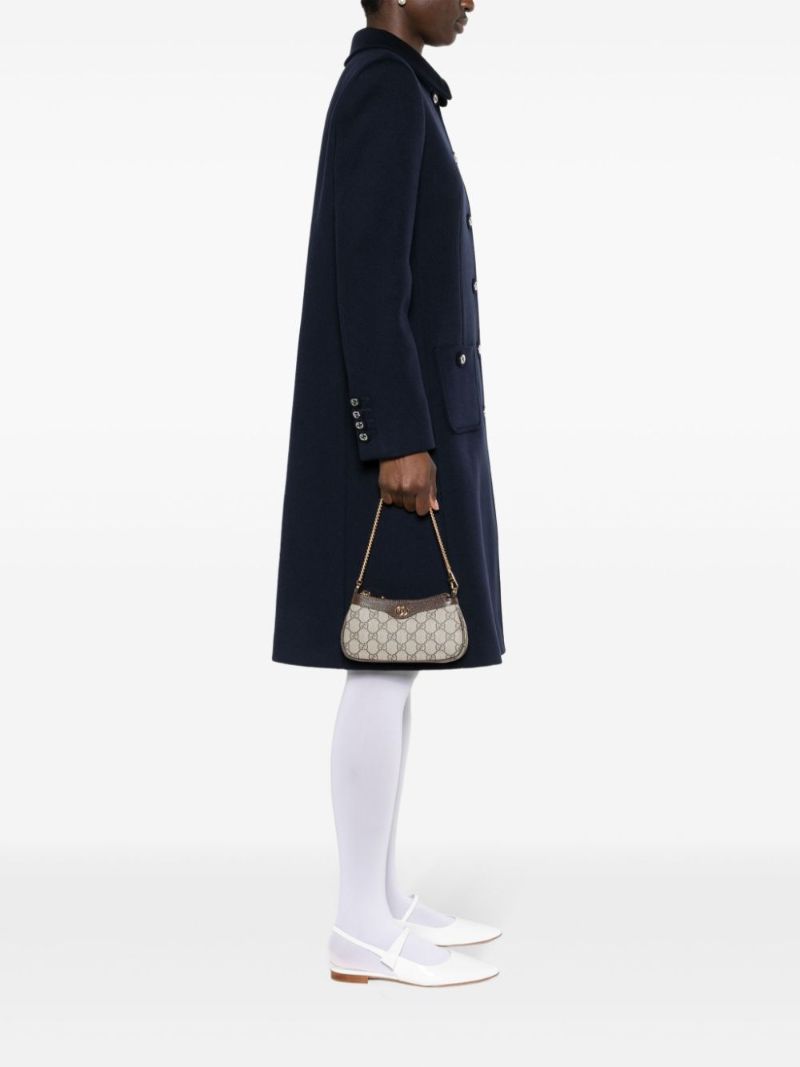 Neutral Ophidia Mini Gg Supreme Shoulder Bag
