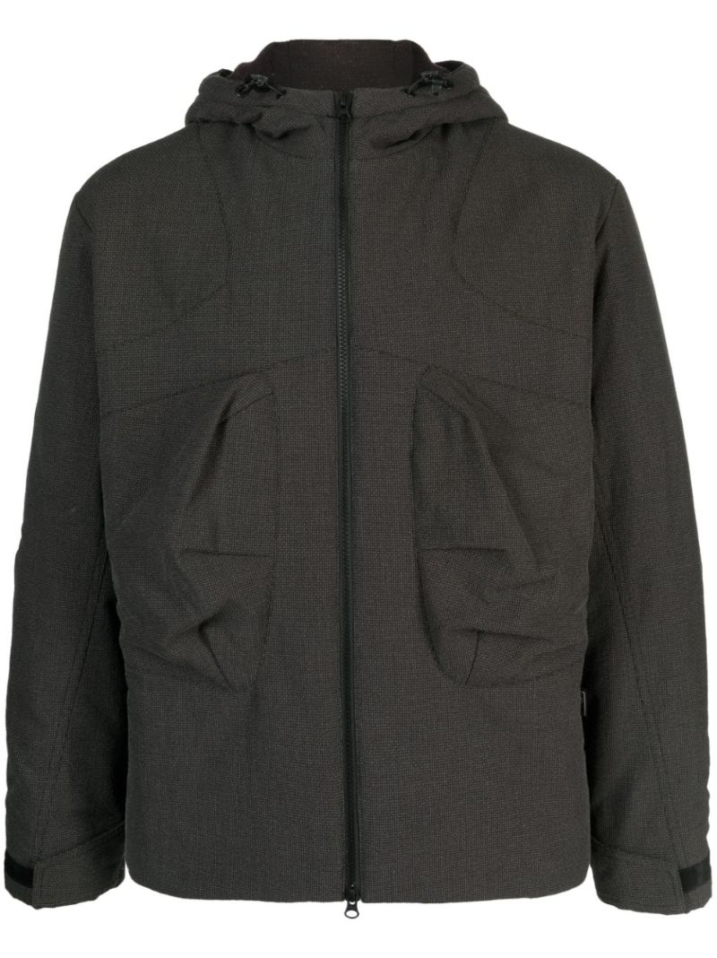 Grey Rescue Hooded Padded Jacket