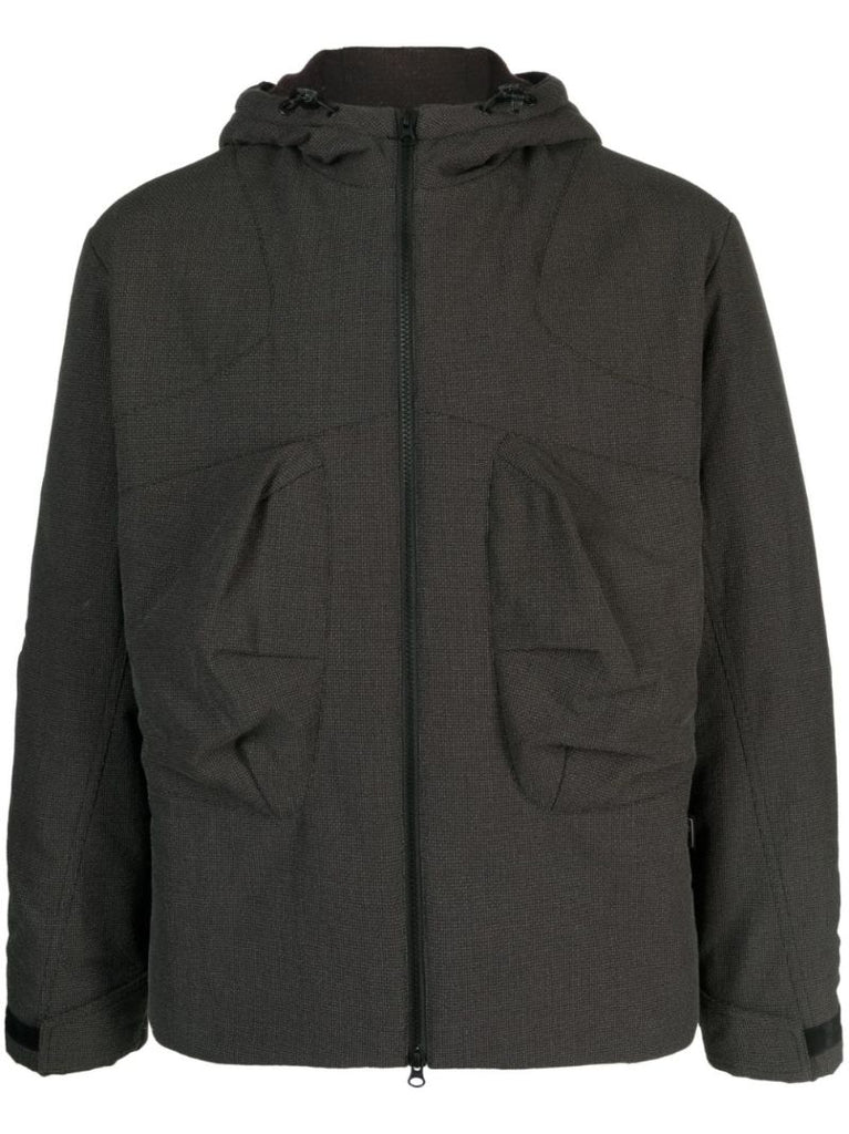 Grey Rescue Hooded Padded Jacket