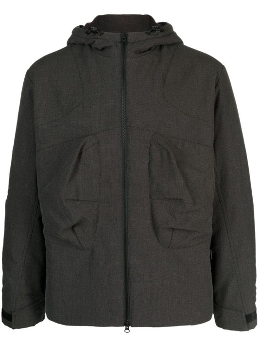 Grey Rescue Hooded Padded Jacket