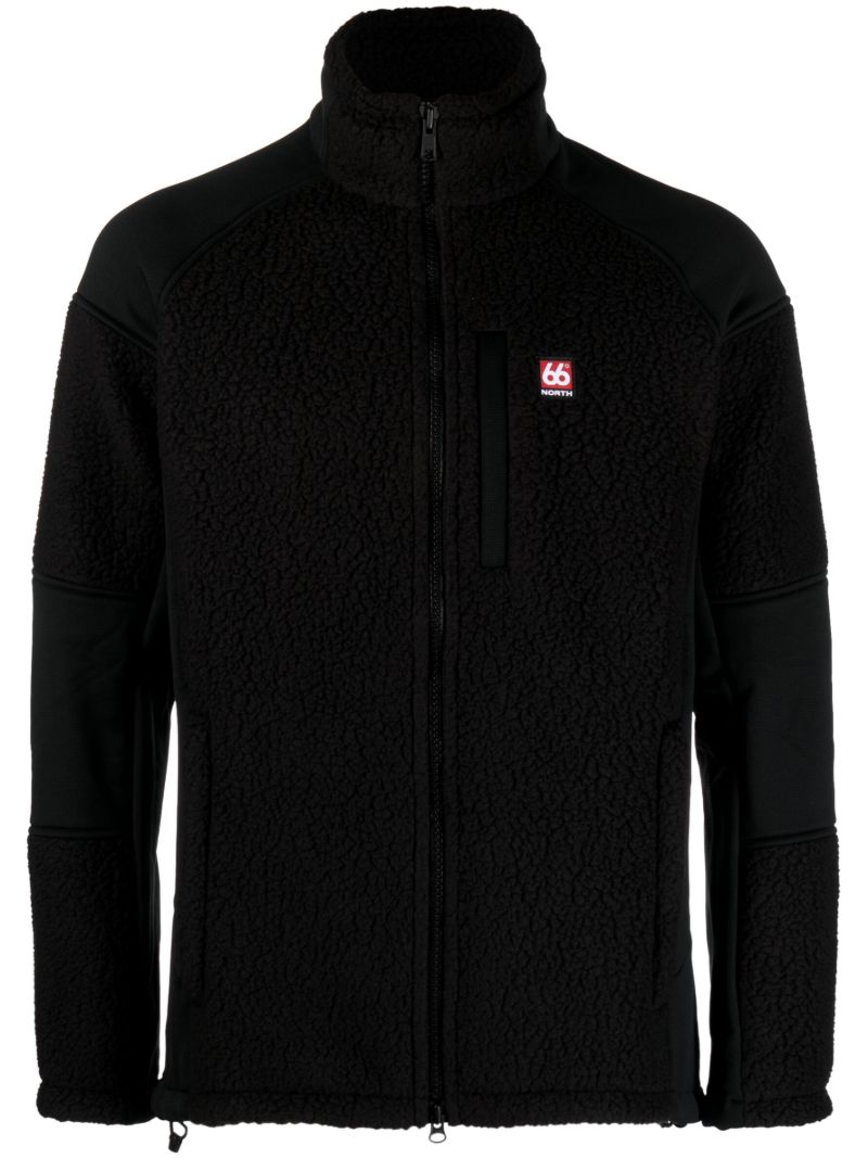Black Tindur Technical Shearling Jacket