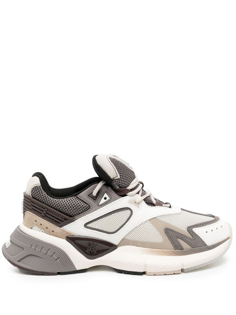 Grey Ma Runner Panelled Sneakers