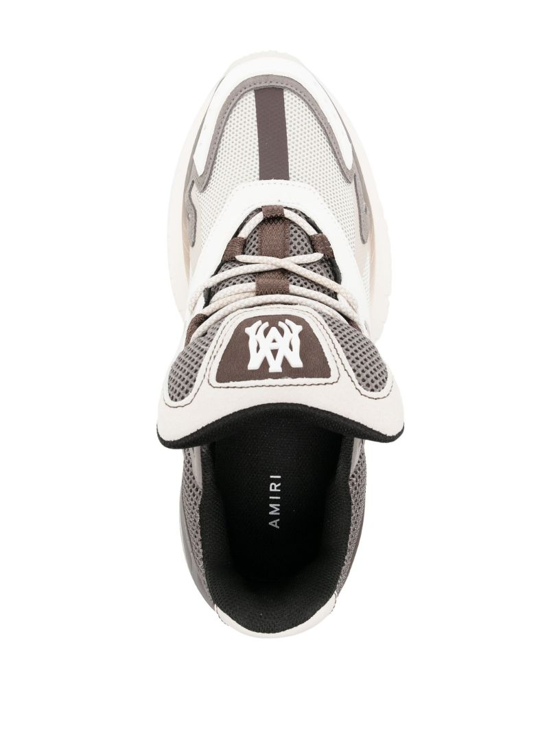 Grey Ma Runner Panelled Sneakers