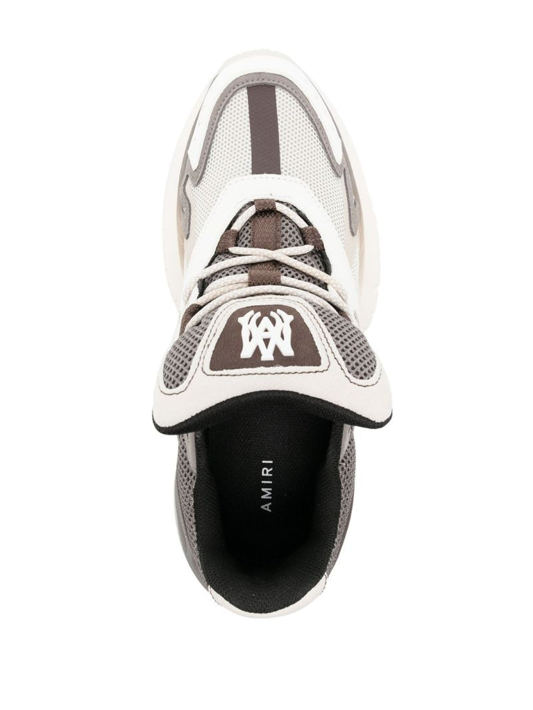 Grey Ma Runner Panelled Sneakers