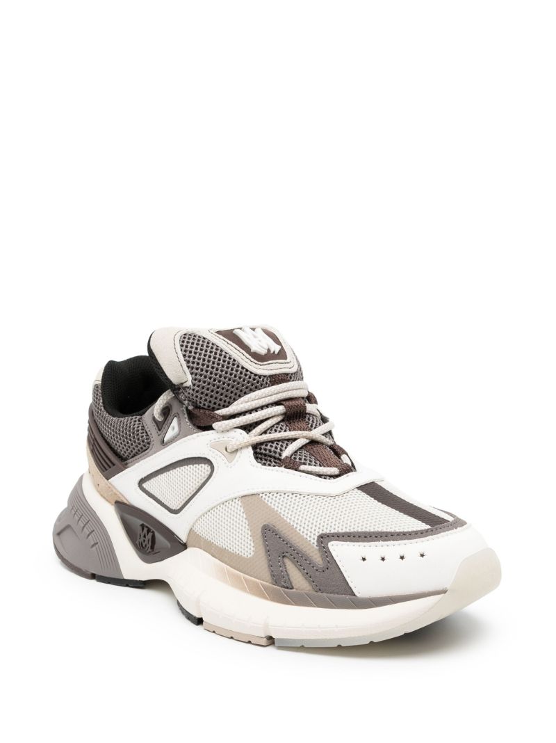 Grey Ma Runner Panelled Sneakers