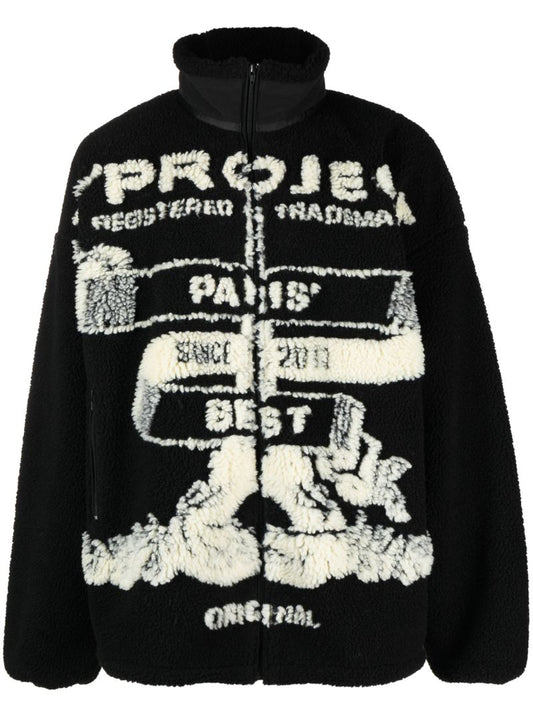 Black Paris' Best Fleece Jacket