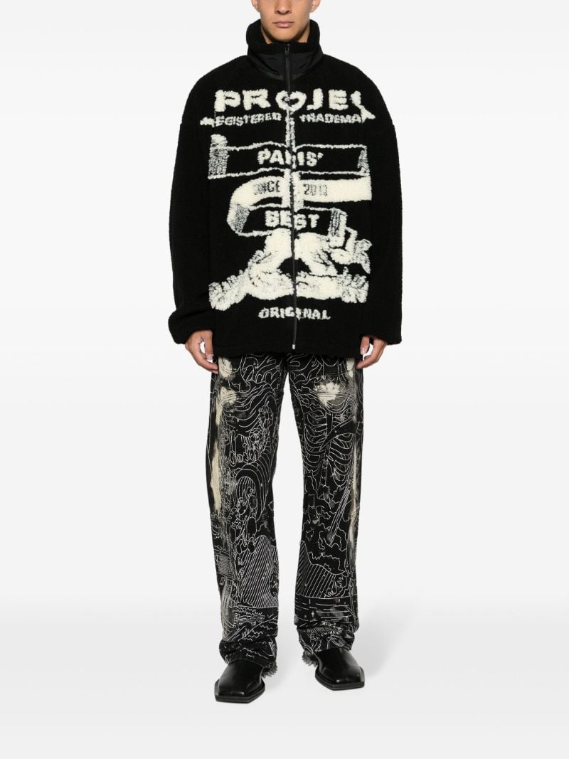 Black Paris' Best Fleece Jacket