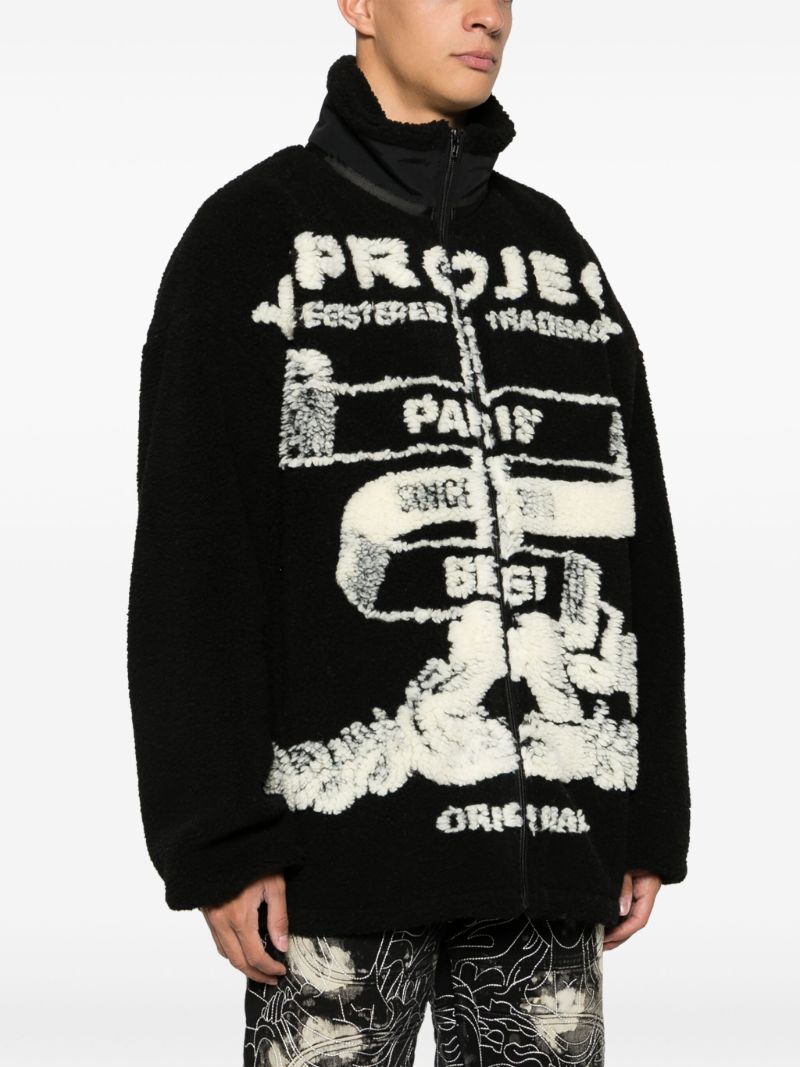 Black Paris' Best Fleece Jacket