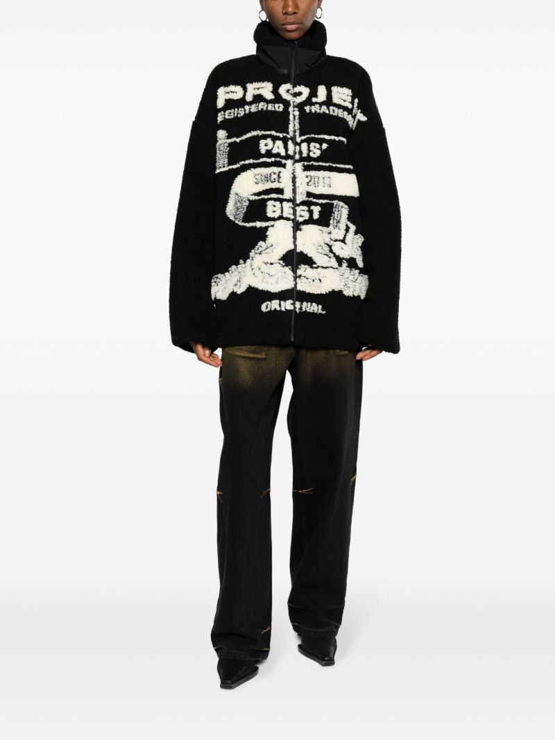 Black Paris' Best Fleece Jacket