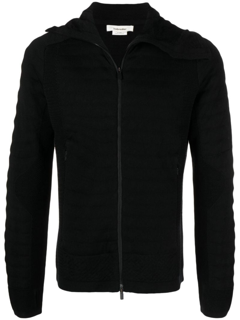 Black ZoneknitÃ¢â_x0080__x009e_Â¢ Explore Zip-up Hoodie