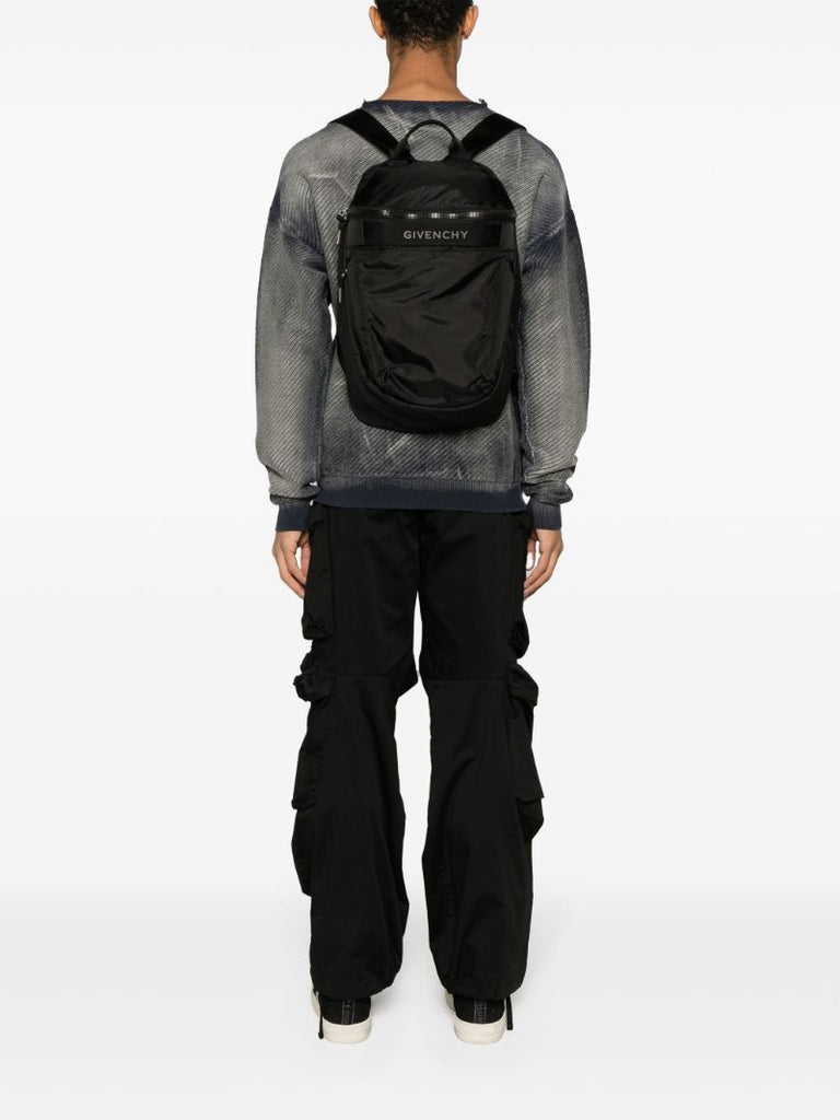 Black G-trek Logo-print Backpack