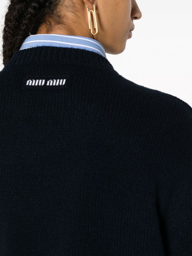 Blue Cashmere Sweater