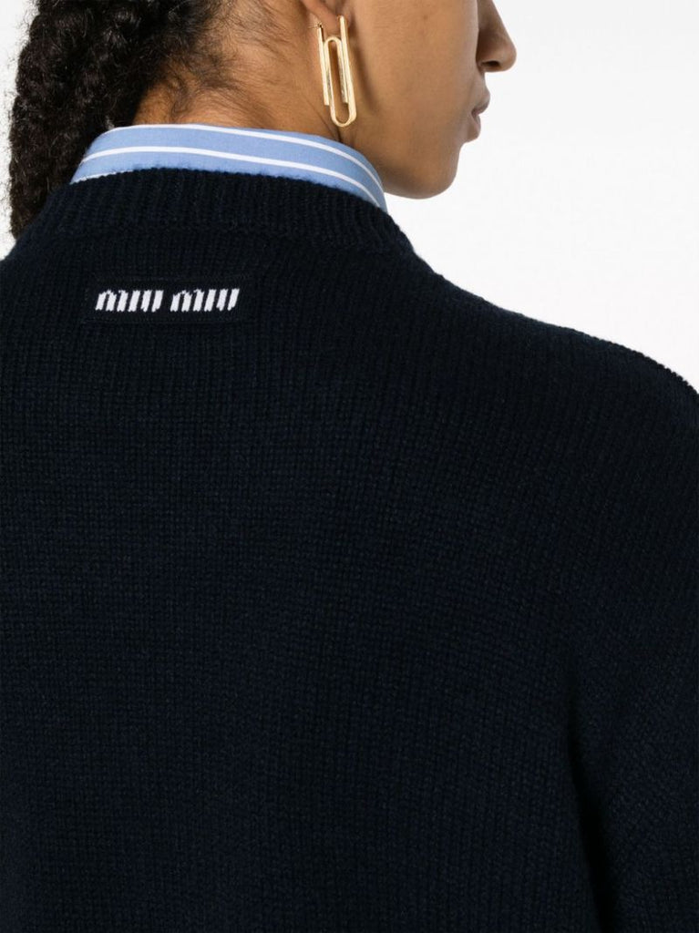 Blue Cashmere Sweater