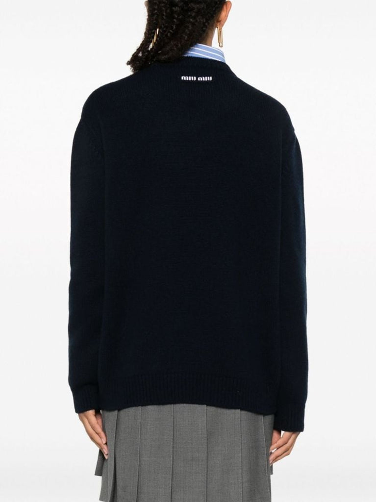 Blue Cashmere Sweater