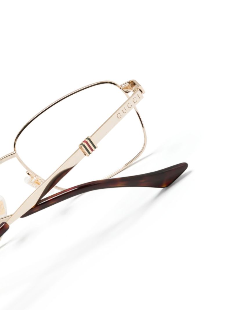 Gold-tone Gg1442o Metal-frame Glasses