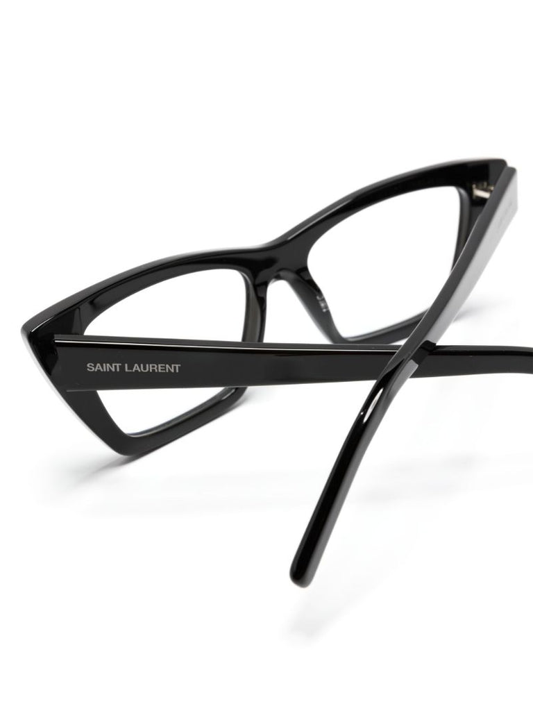 Black Mica New Wave Cat-eye Glasses
