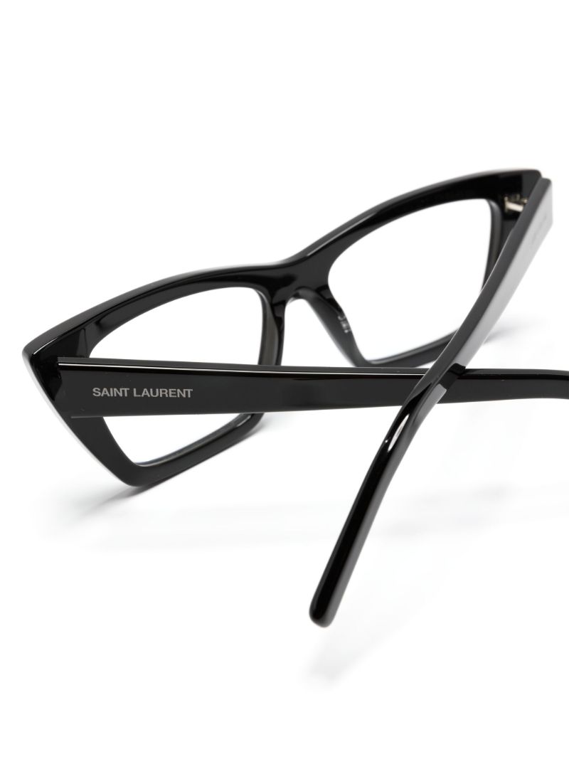 Black Mica New Wave Cat-eye Glasses