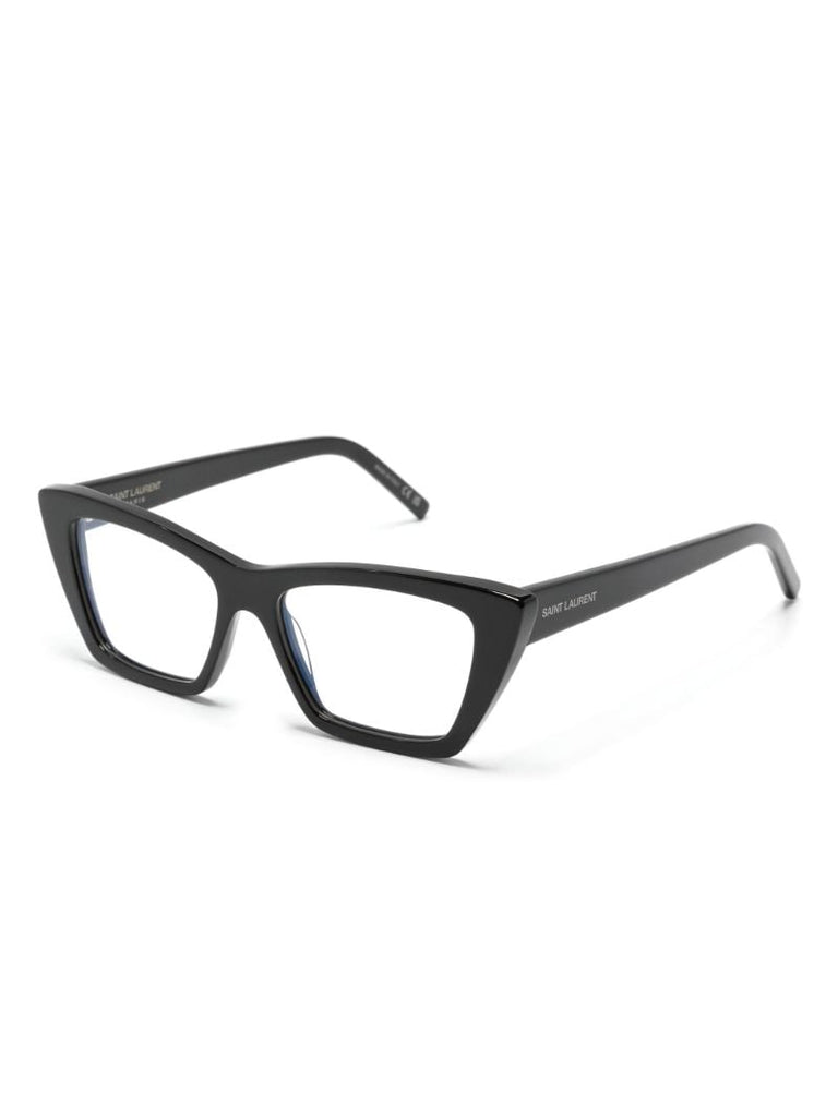 Black Mica New Wave Cat-eye Glasses