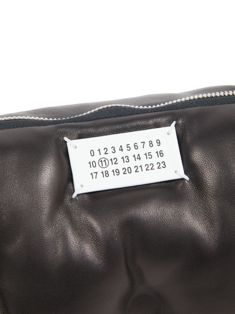 Black Glam Slam Leather Cross Body Bag
