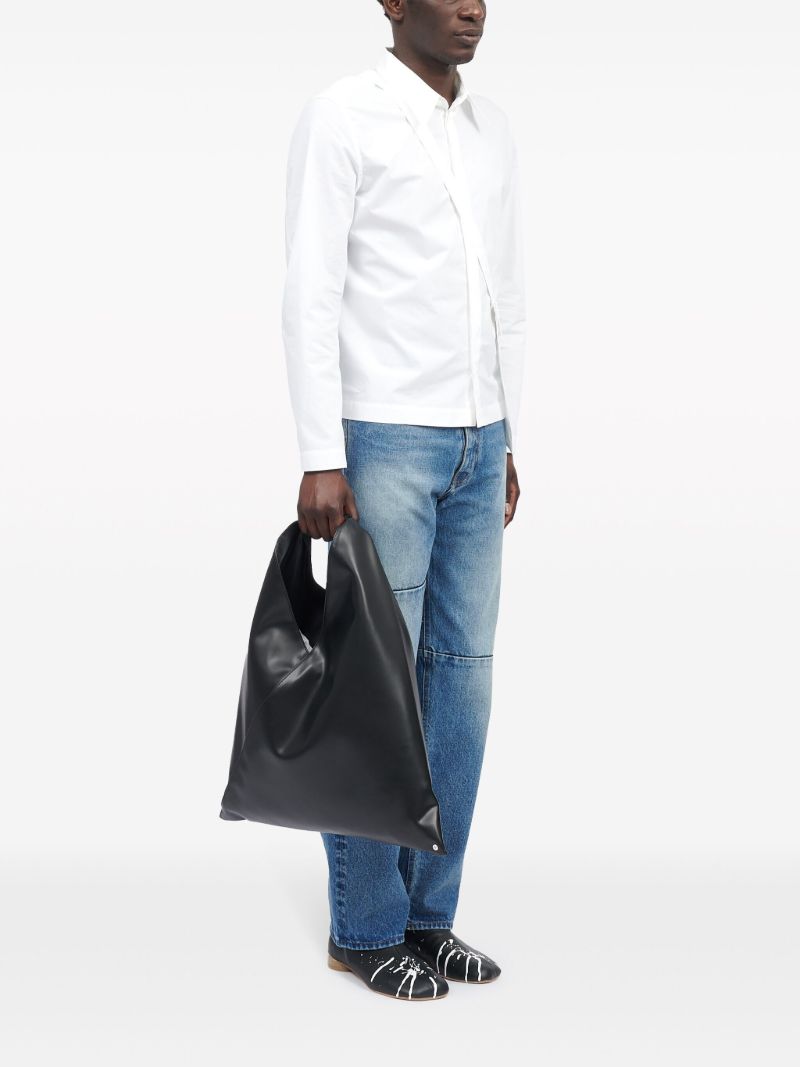 Black Japanese Medium Tote Bag
